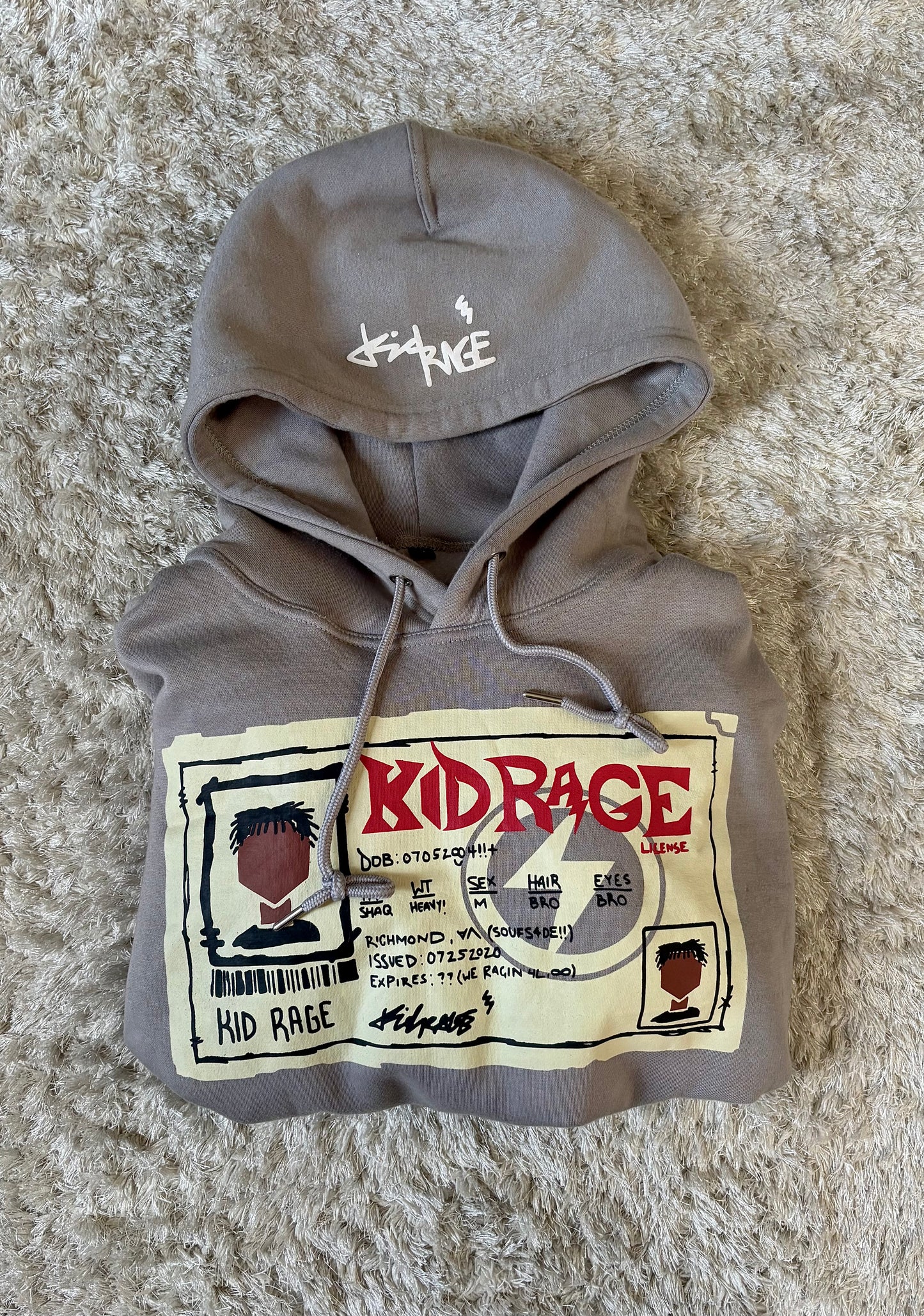 “License” Hoodie - Gray