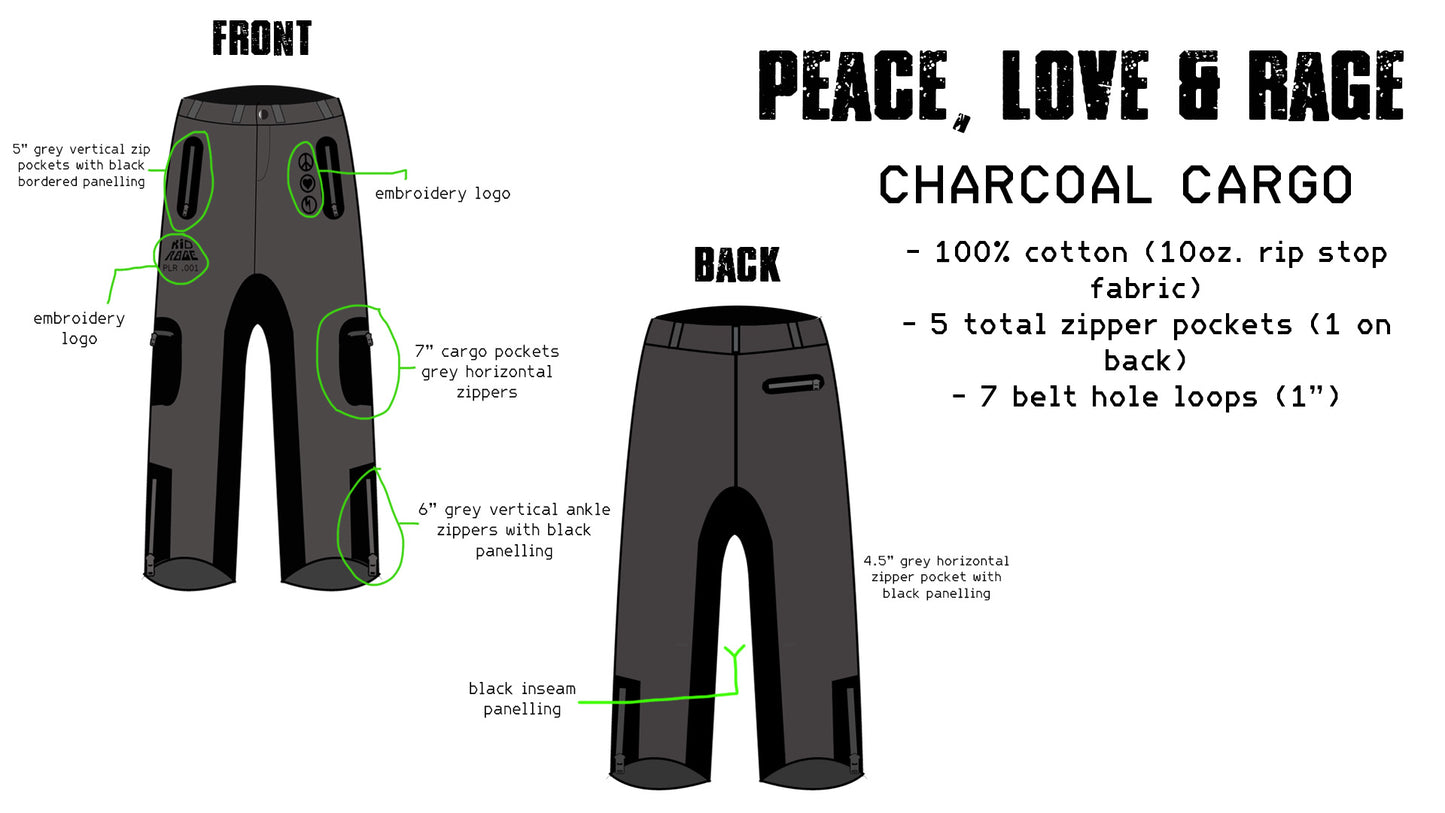 PLR. 001 Charcoal Cargo