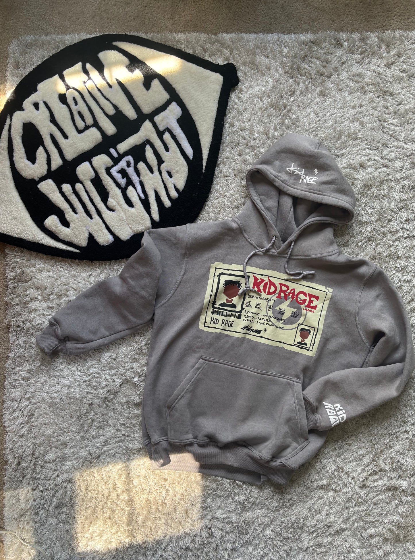 “License” Hoodie - Gray