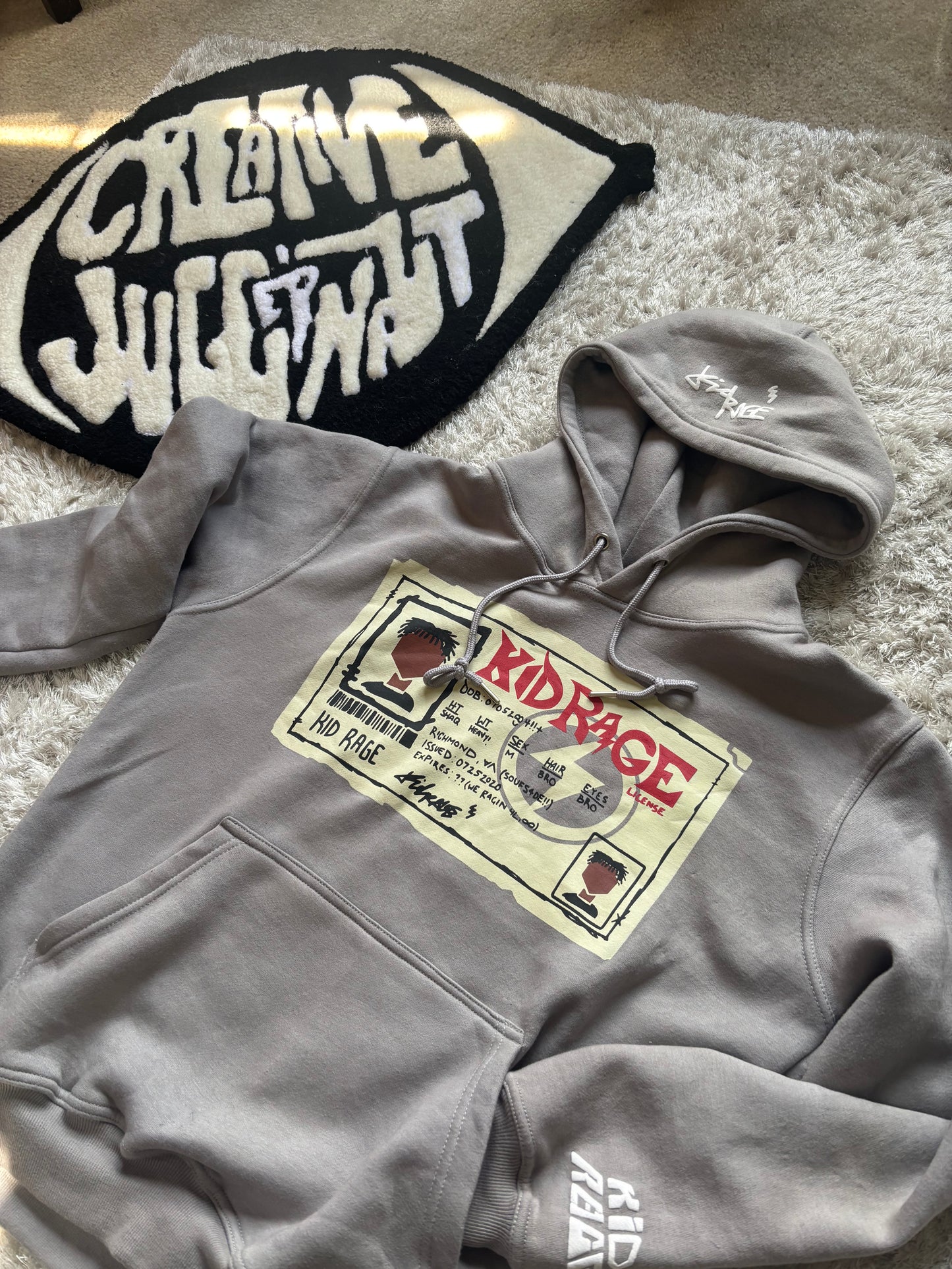 “License” Hoodie - Gray